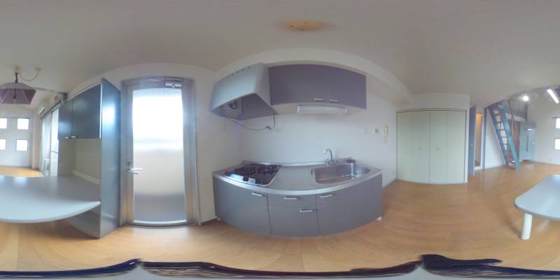 パノラマ画像キッチン