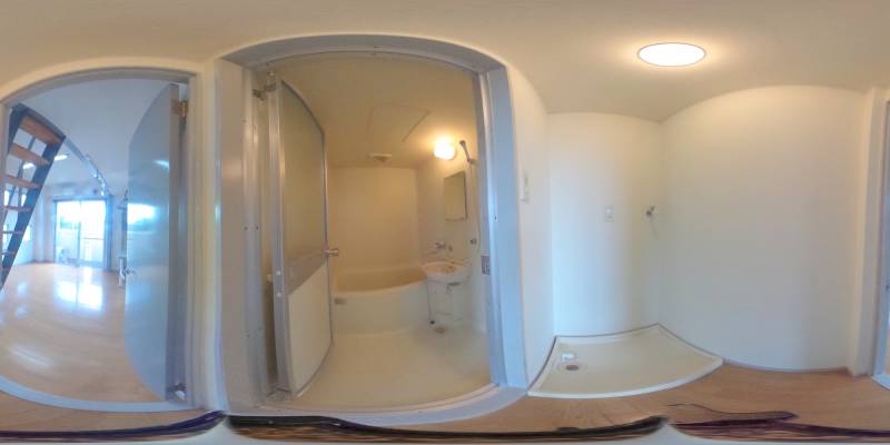 パノラマ画像バスルーム