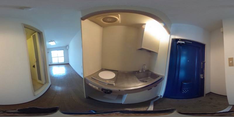 パノラマ画像キッチン