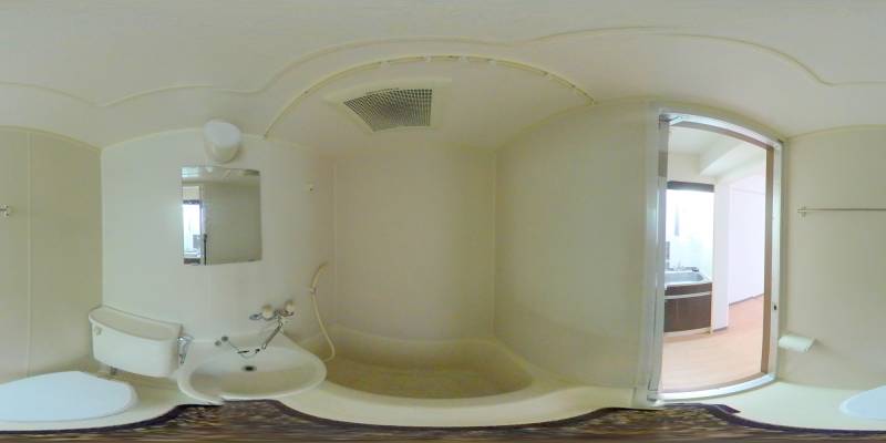 パノラマ画像バスルーム