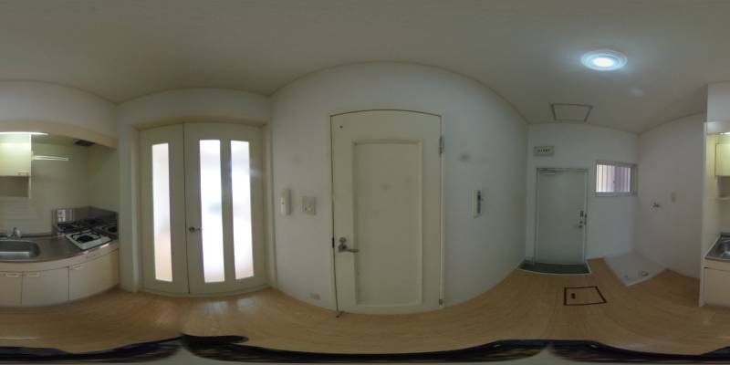 パノラマ画像キッチン