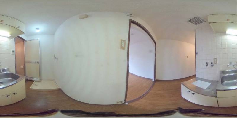 パノラマ画像キッチン