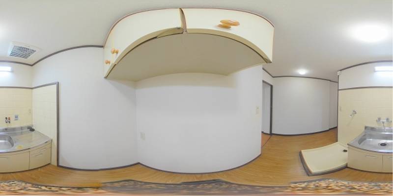 パノラマ画像キッチン