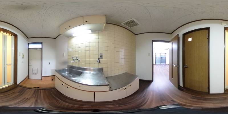 パノラマ画像キッチン