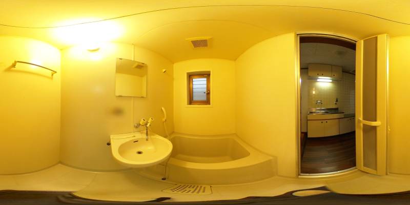 パノラマ画像バスルーム