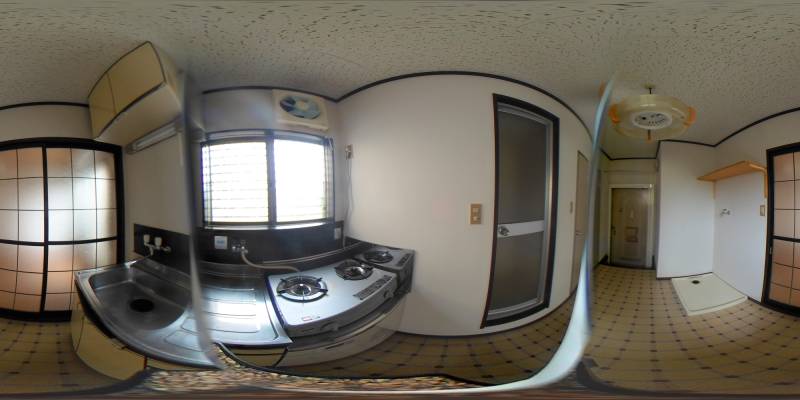 パノラマ画像キッチン