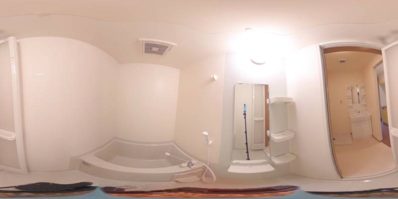 パノラマ画像バスルーム