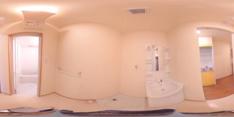 パノラマ画像洗面所