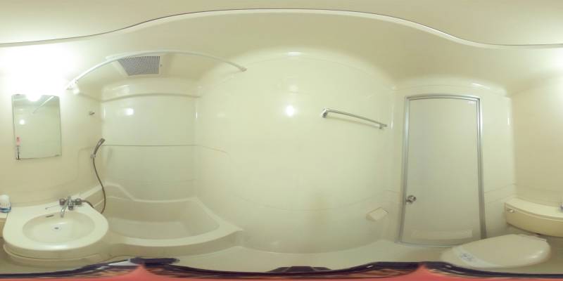 パノラマ画像バスルーム