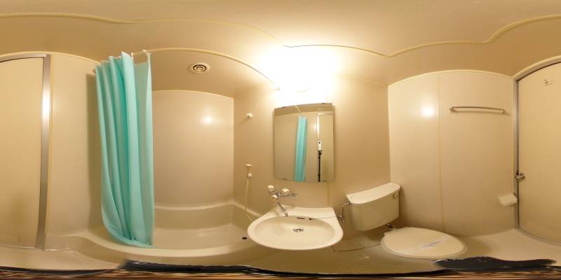 パノラマ画像バスルーム