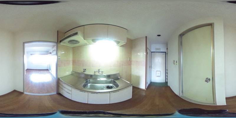 パノラマ画像キッチン