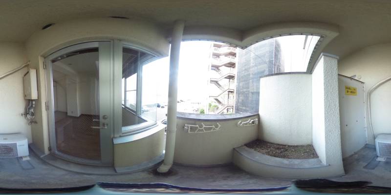 パノラマ画像バルコニー