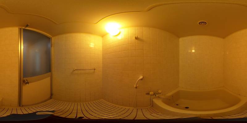 パノラマ画像バスルーム