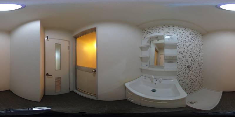 パノラマ画像洗面所