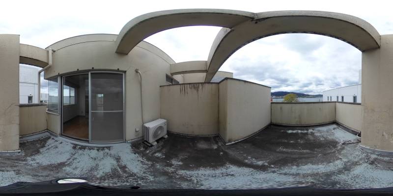 パノラマ画像バルコニー