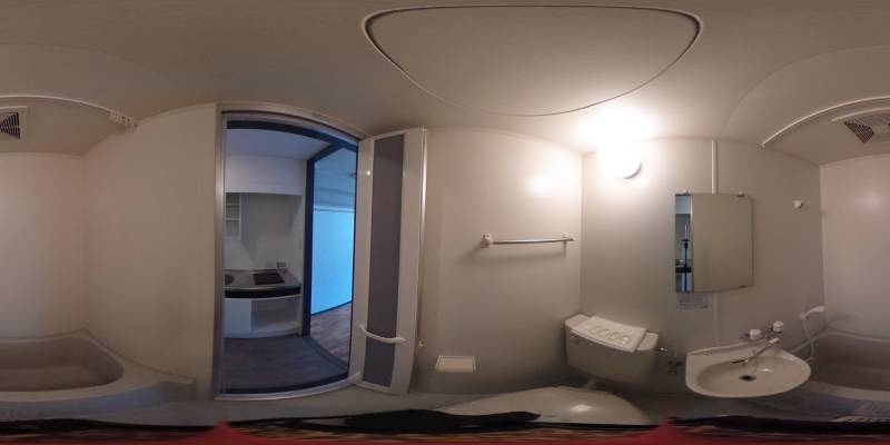 パノラマ画像バスルーム