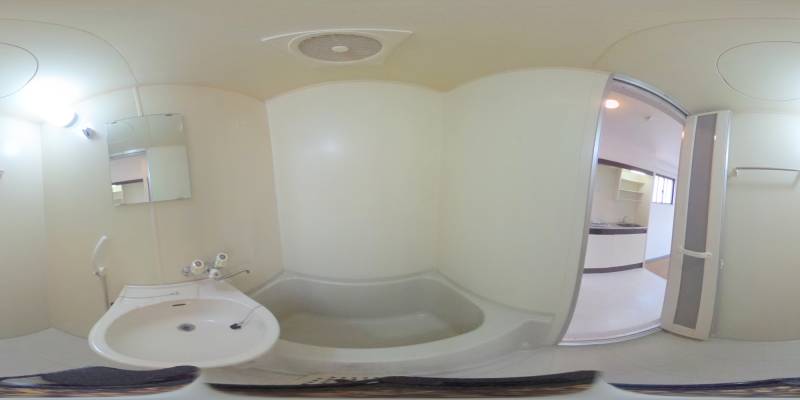 パノラマ画像バスルーム