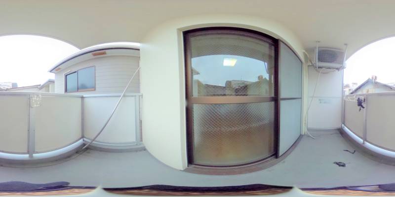 パノラマ画像バルコニー