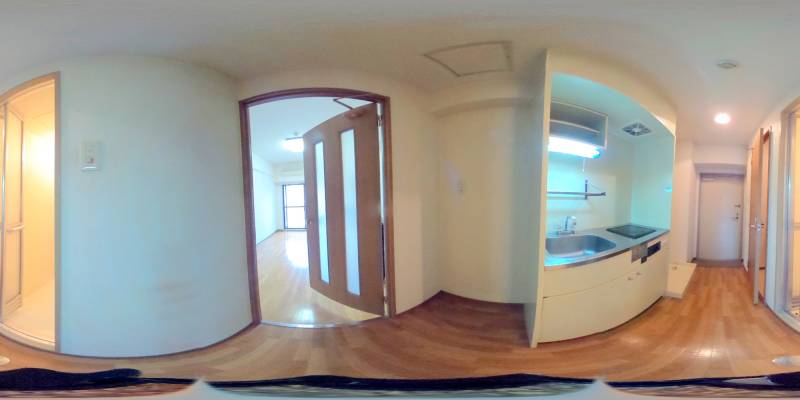 パノラマ画像キッチン