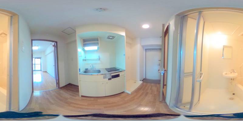 パノラマ画像バスルーム