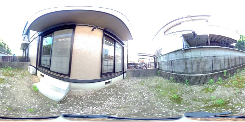 パノラマ画像バルコニー