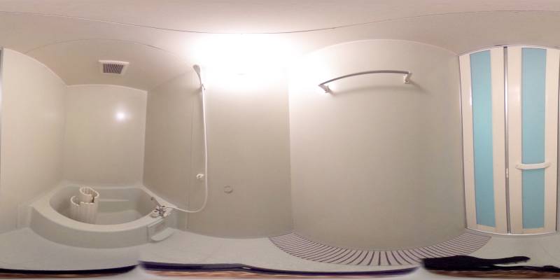 パノラマ画像バスルーム