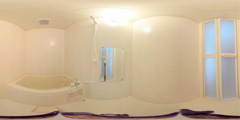 パノラマ画像バスルーム