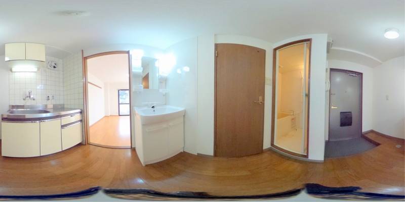 パノラマ画像キッチン