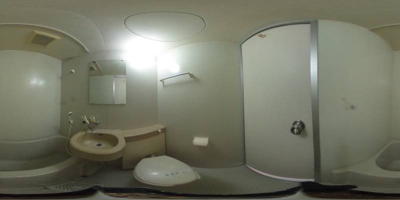 パノラマ画像バスルーム