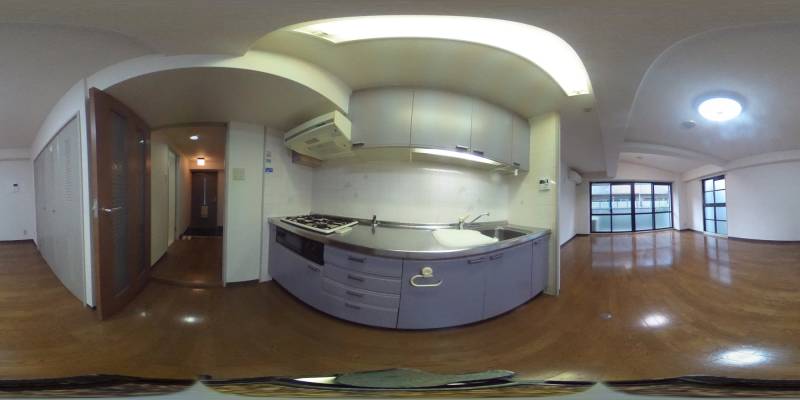 パノラマ画像キッチン