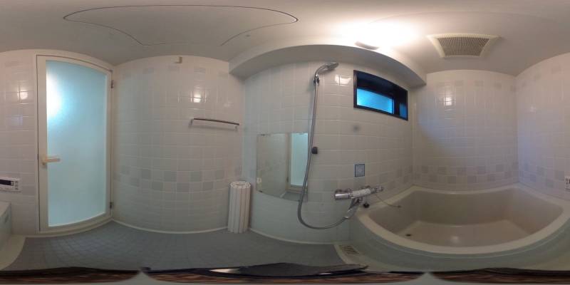 パノラマ画像バスルーム