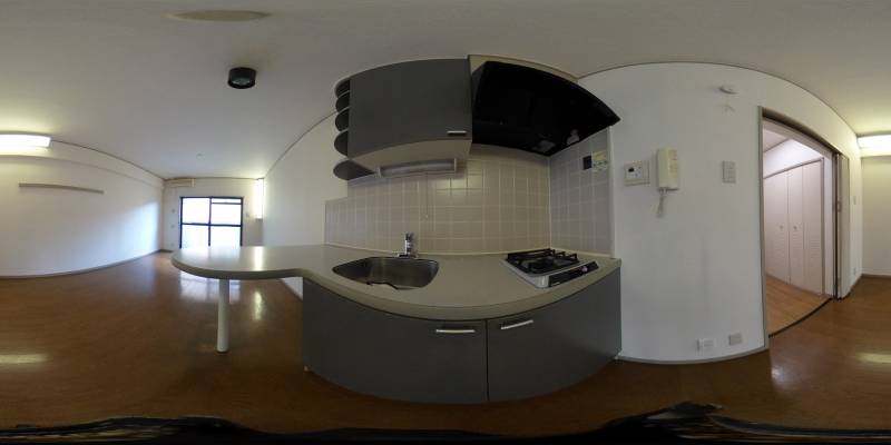 パノラマ画像キッチン