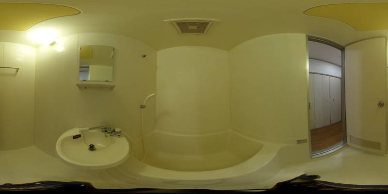 パノラマ画像バスルーム