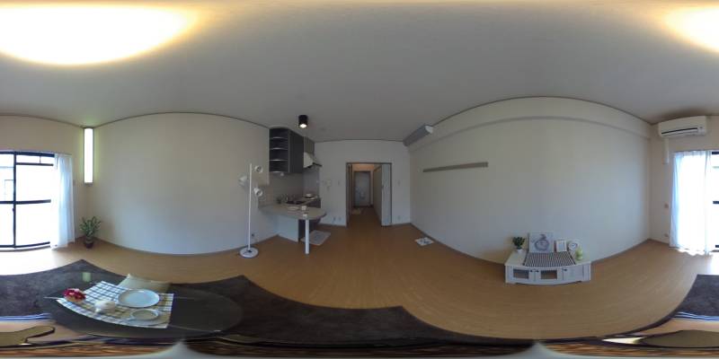 パノラマ画像洋室