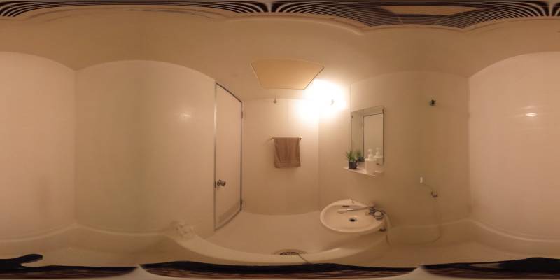 パノラマ画像バスルーム