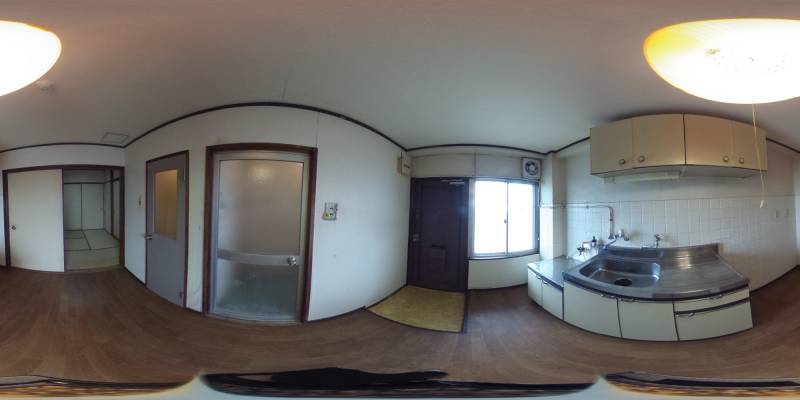 パノラマ画像キッチン