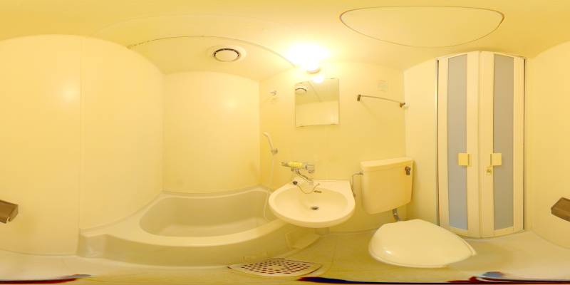 パノラマ画像バスルーム