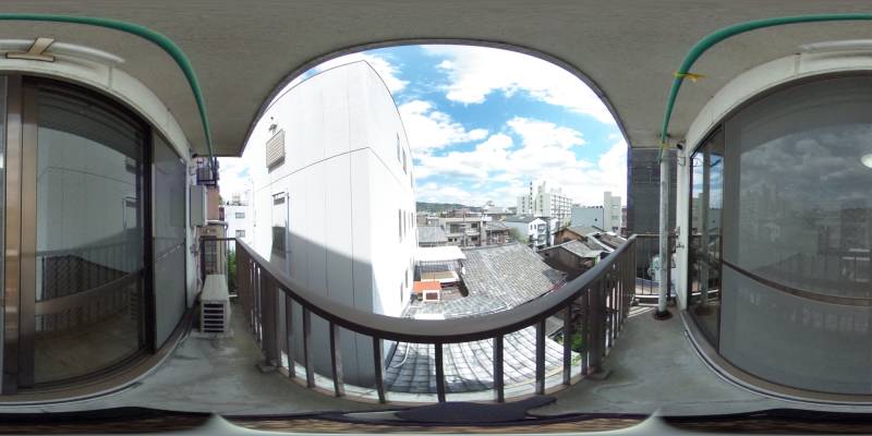 パノラマ画像バルコニー