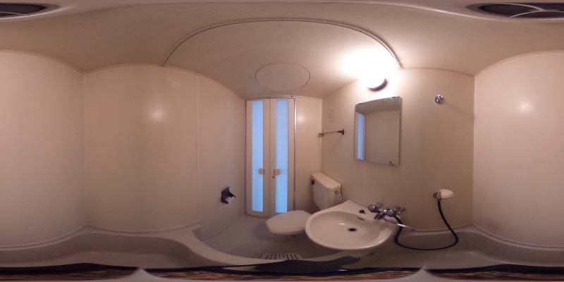 パノラマ画像バスルーム