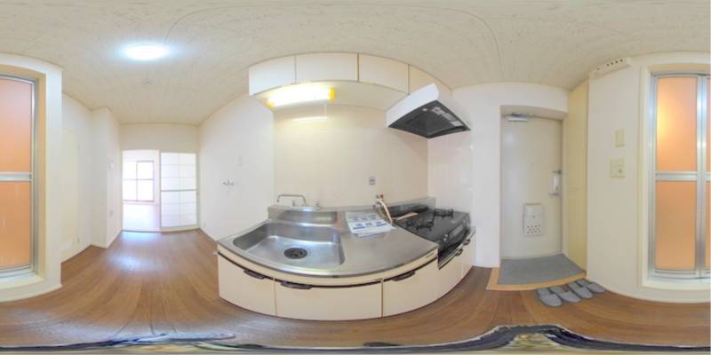 パノラマ画像玄関