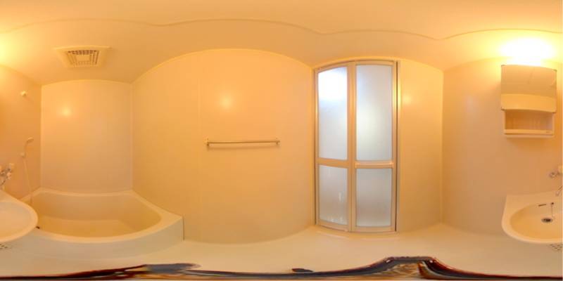 パノラマ画像バスルーム