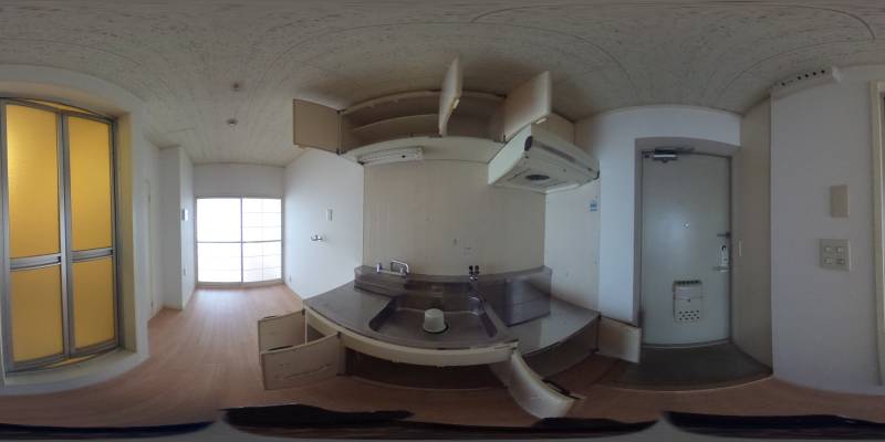 パノラマ画像キッチン