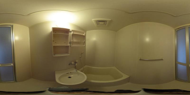 パノラマ画像バスルーム