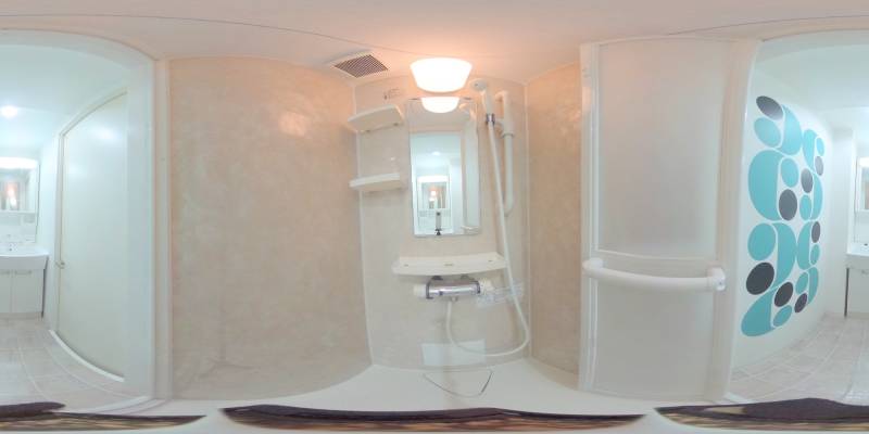 パノラマ画像バスルーム