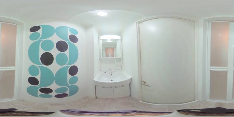 パノラマ画像洗面所