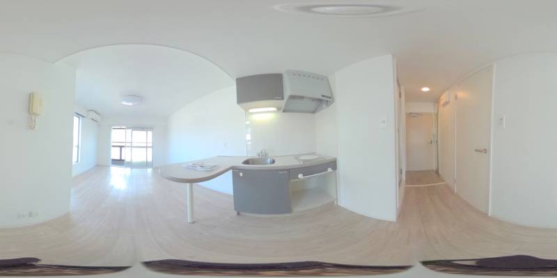 パノラマ画像キッチン