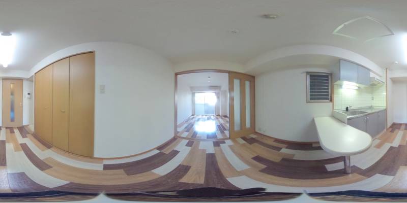 パノラマ画像キッチン