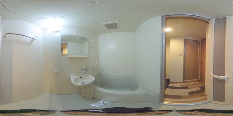 パノラマ画像バスルーム