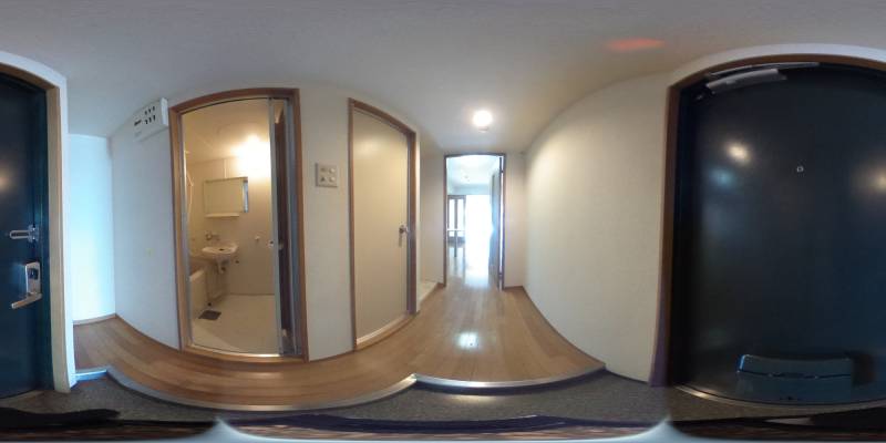 パノラマ画像玄関