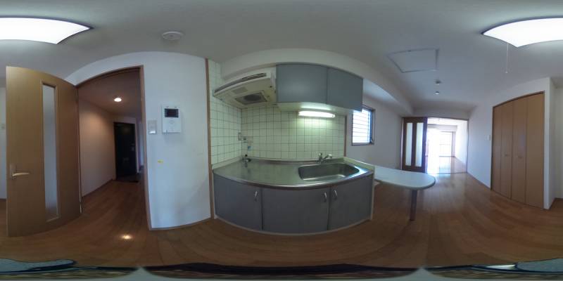 パノラマ画像キッチン